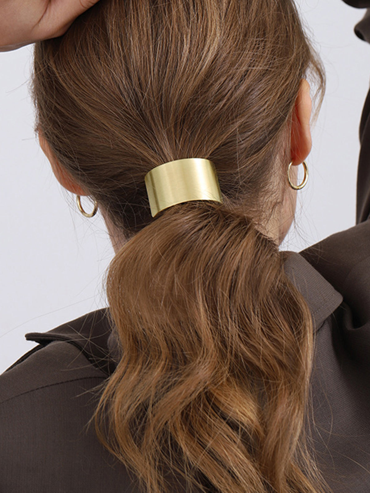 Metallic Hair Cuff for Chic Hairstyling