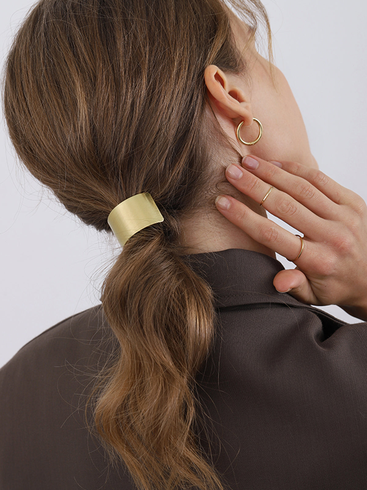 Metallic Hair Cuff for Chic Hairstyling