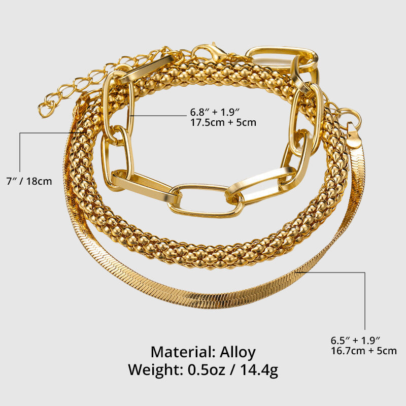 Lustrous Chain Elegance Bracelet for Stylish Accessories