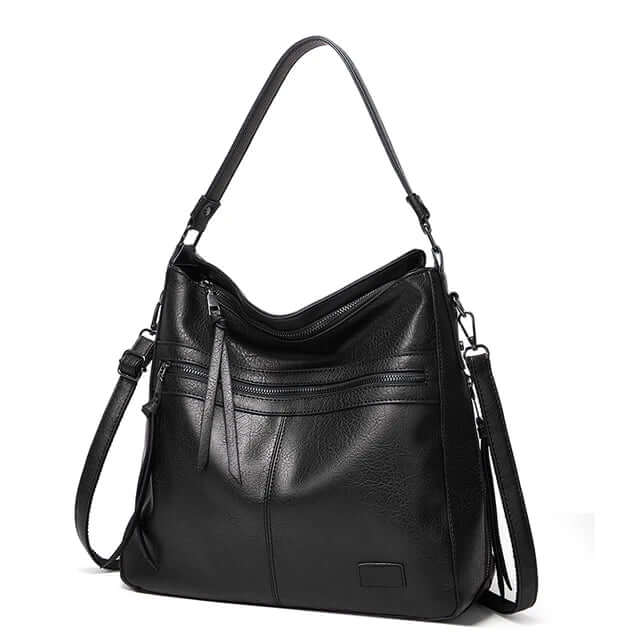 Large Leather Carrier Bag for Everyday Use and Travel