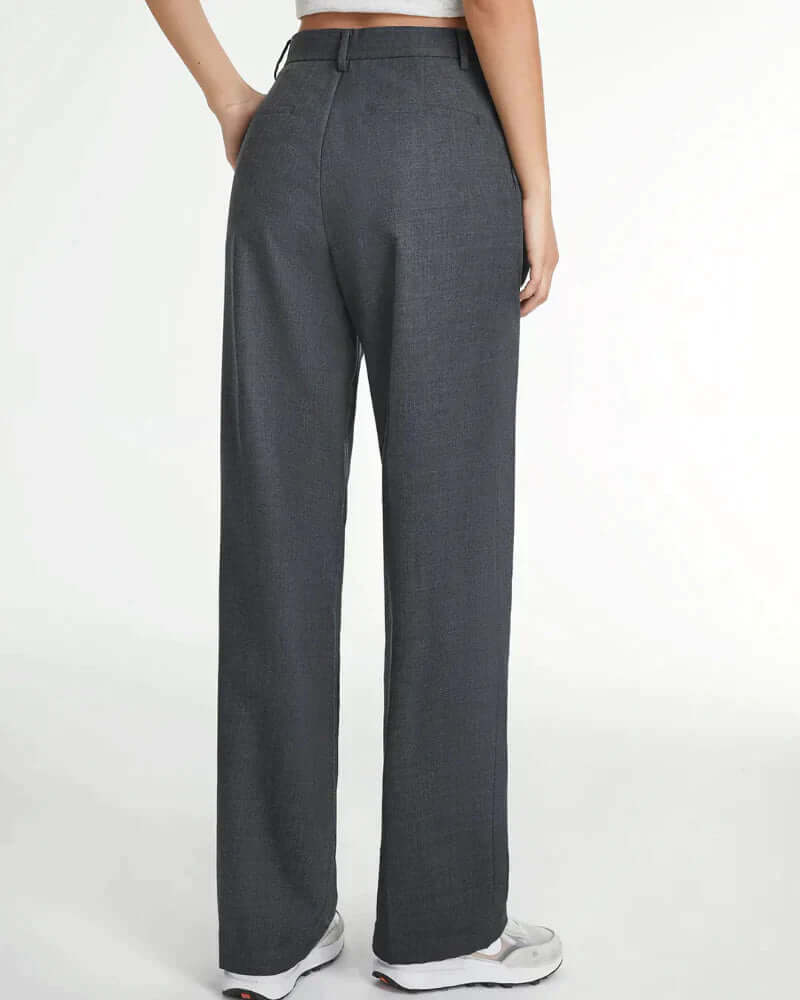 Fitted Flared Trousers for All-Day Comfort